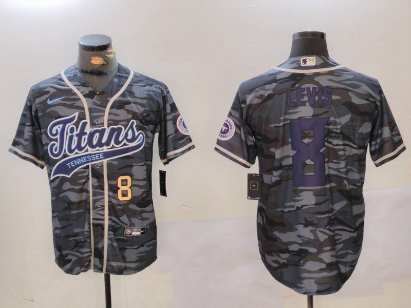Men Tennessee Titans #8 Levis Camo Joint Name 2024 Nike Limited NFL Jersey style 1->tennessee titans->NFL Jersey
